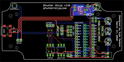 Shutter Ninja v2.0 PCB